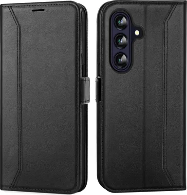 Produktbild von Handyhülle für Samsung Galaxy A57 5G Hülle Flip Case klappbare Tasche Schutzhülle, Schwarz
