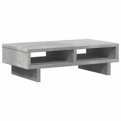 Immagine prodotto di vidaXL Supporto per monitor grigio cemento 50x27x15 cm materiale a base di legno