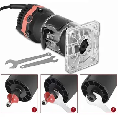 Produktbild von T-Schiene und Zubehör - Spannzange für Handoberfräse - 6,35 mm - Kantenfräsen - Nutenfräsen - Holzbearbeitung