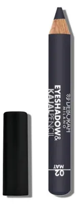 Imagen del producto de Lápiz delineador y sombra de ojos Deborah Milano, textura cremosa, efecto suavizante, color gris, acabado mate, 1 tono, mate