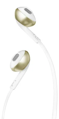 Obrázok produktu pre JBL Tune 205BT, Bezdrôtový, 20 - 20000 Hz, Hovor / hudba, 16,5 g, Slúchadlá s mikrofónom, Šampanské, Zlato