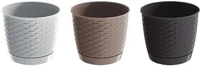 Produktbild von PROREGAL Blumentopf Retro, Rund 250, weiß