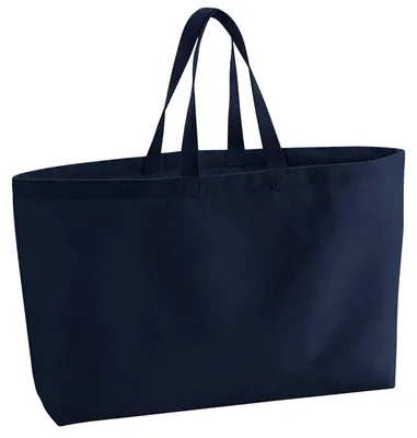 Produktbild von Westford Mill - Tragetasche, Canvas FK1207 (Einheitsgröße) (Dunkelblau)