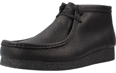 Produktbild von Clarks Wallabee Evo Lederstiefel, Schwarz 43 EU