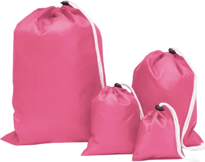 Produktbild von 4er Set Aufbewahrungstasche, Camping Reisetasche in versch. Größen, pink