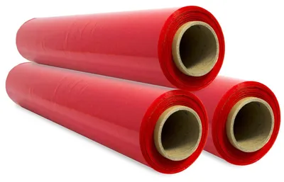 Obrázok produktu pre Sada 3 červených, elastických baliacich fólií