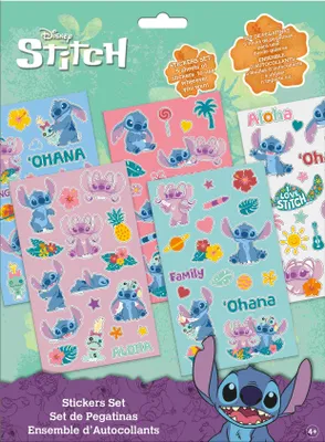 Image de Set d'autocollants Stitch Multicolore Multicolore One Size