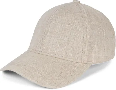 Produktbild von styleBREAKER Uni Leinen Baseball Cap | Verstellbare 6-Panel Basecap mit gebogenem Schirm | Atmungsaktive Sommer Mütze mit Metallschnalle | Leicht, Bequem & Stilvoll
