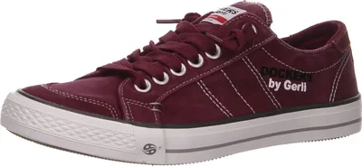 Produktbild von Dockers by Gerli Herren Canvas Sneaker Schuhe 30ST027-790720 Dunkelrot , Schuhgröße:43 EU