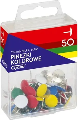 Image de Grandes épingles colorées 50 pièces