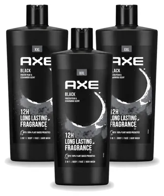 Produktbild von 3 x AXE Black Duschgel - 700 ml - Vorteilspackung - 3 Stücke