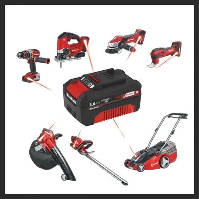Produktbild von Einhell PXC-Starter-Kit 2x 3,0Ah & Twincharger Kit 4512083