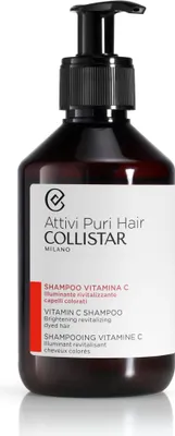 Produktbild von Collistar Vitamina C, 250 ml, Shampoo, Nicht-professionell, Frauen, Gefärbtes Haar, Stumpfes Haar, Farbschutz, Glanz