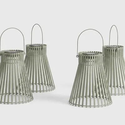 Produktbild von 4 Solarleuchten für den Außenbereich und Garten mit LED-Licht Estel YES - Dunkel Grün
