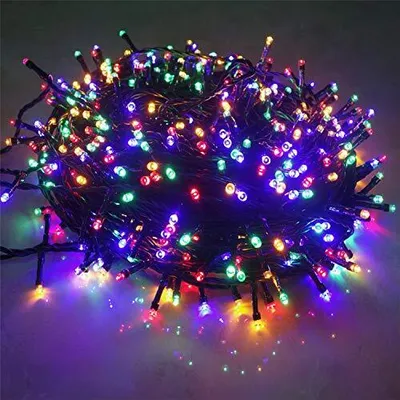 Produktbild von LED Lichterkette 50m 500LEDs Lichtervorhang mit 8 Leuchtmodi Lichterketten Innen IP44 Weihnachtsbeleuchtung für Weihnachtsdeko, RGB CEEDIR