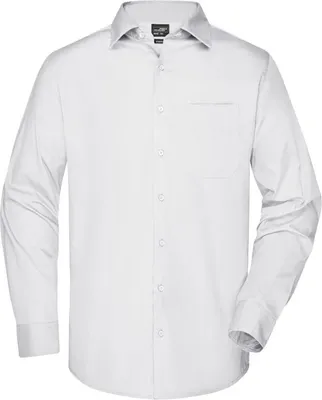 Produktbild von Men's Business Shirt Long-Sleeved white, Gr. 4XL