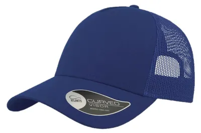 Image de Casquette de camionneur Atlantis Rapper à 5 panneaux LT893 (taille unique) (bleu roi)