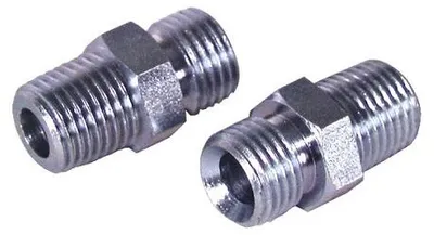 Image de 2 Nipples fioul M1/4'' conique x M1/4'' - DIFF - 602336