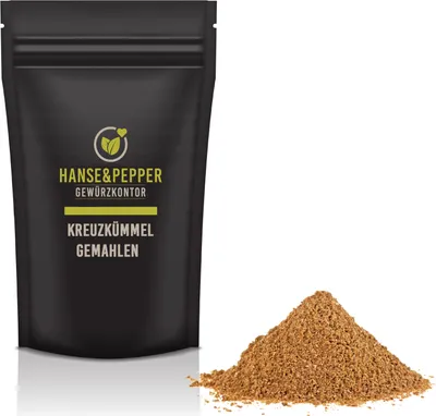 Produktbild von 500g Kreuzkümmel gemahlen Cumin Pulver Kräutergewürz   - Spicy Pro Serie