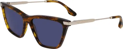 Produktbild von Victoria Beckham VB663S 736 TRANSLUCENT HORN 57/15/140 Damen Sonnenbrillen