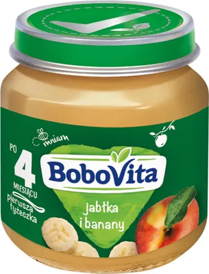 Zdjęcie produktu dla BoboVita Deserek Jabłka i banany po 4 miesiącu 125g