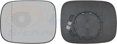 Produktbild von VAN WEZEL Spiegelglas Außenspiegel Links für VOLVO XC90 I (275) Asphärisch Beheizbar 5938835