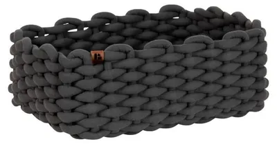 Produktbild von BASKET Aufbewahrungskorb Grau M -  35x25x14cm