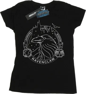 Produktbild von Harry Potter - "Ravenclaw" T-Shirt für Damen BI23506 (M) (Schwarz)