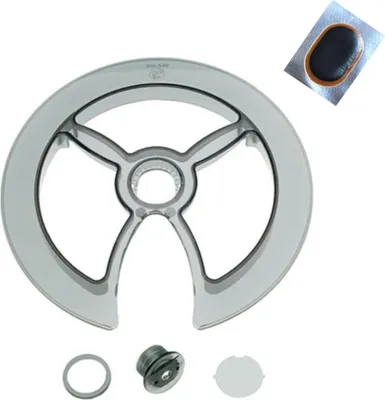 Produktbild von Point Kettenschutzscheibe Kettenschutz Transparent - 46-48 Zähne inkl. Fahrradflicken