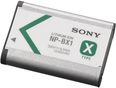 Obrázok produktu pre Sony NP-BX1, Sony, 1240 mAh, 3,6 V, Lithium-ion (Li-ion)