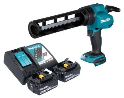 Produktbild von Makita DCG 180 RF Akku Kartuschenpistole 18 V + 2x Akku 3,0 Ah + Ladegerät