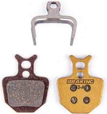 Produktbild von Braking Formula Oro Metallische Carbon-scheibenbremsbeläge Golden Golden One Size