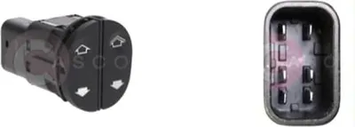 Produktbild von CASCO CWR72003AS Fensterheberschalter für FORD Fiesta Mk5 Schrägheck (JH1, JD1, JH3, JD3) Fensterheber Schalter