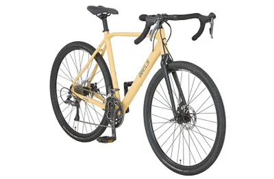 A gravel bike is shown against a white background.