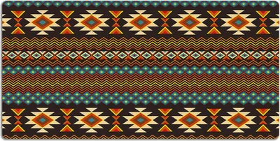 Produktbild von Schreibtischmatte Tischunterlage 100x50 cm Mauspad - Ethnische Muster