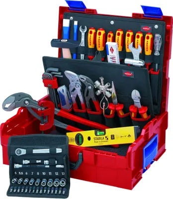 Zdjęcie produktu dla Knipex 00 21 19 LB S, Czarny, Metaliczny, Czerwony, Żółty, 442 mm, 357 mm, 151 mm, 9,4 kg, 375 x 311 x 107 mm