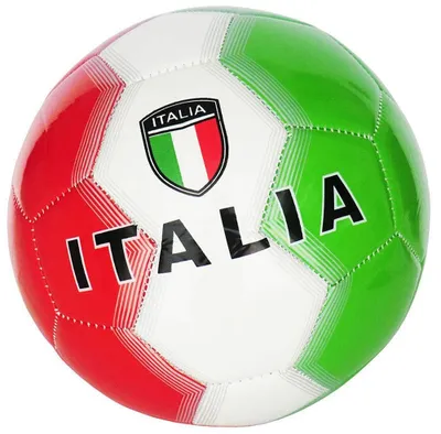 Produktbild von Fußball, Italien, Größe 5 - Grün/Weiß/Rot