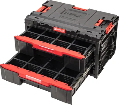 Image de Qbrick System ONE Drawer 2 Toolbox 2.0 Boîte à outils 587 x 380 x 340 mm 29 l avec deux tiroirs
