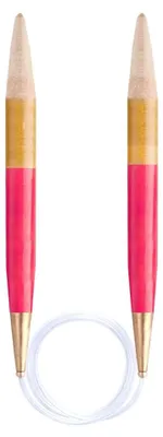 Rundstricknadel Holz 60 cm 10 mm – 1 Stück