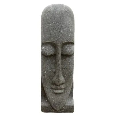 Produktbild von Stonox Moai Figur Ozhukarai Naturstein frostbeständig 17x25x80 cm