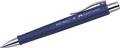 Produktbild von Kugelschreiber Poly Ball blau Packung mit 5 Stück
