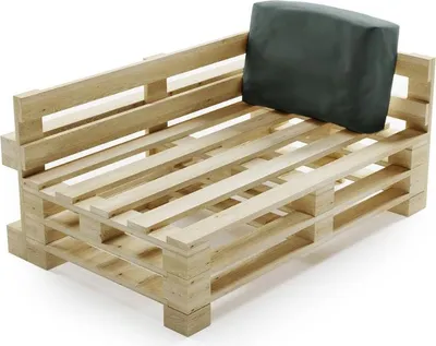 Produktbild von Abziehbares eckkissen aus polyester BANANAIR 60x40 cm, dunkelgrau