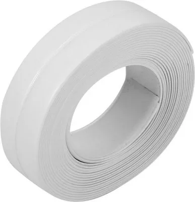 Produktbild von Dichtungsstreifen für Küchenarbeitsplatten und Duschen - selbstklebendes PVC-Wandband - Kanten abdichten - Küchenecke, Toilette, Badewanne, Waschbecken - in Nr. 1.