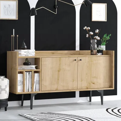 Immagine prodotto di Skye Decor, Canopus- CanopusMRD, Saphireich, cassettiera, 80x150x40 cm, 100% pannello di particelle rivestito di melamina