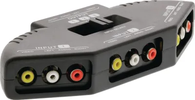 Produktbild von Composite-Schalter 3x SCART Buchse - 3x Cinch Buchse Schwarz