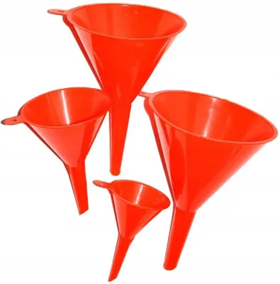 Produktbild von Carmotion 4-teiliges Trichter-Set für Kraftstoff und Öl