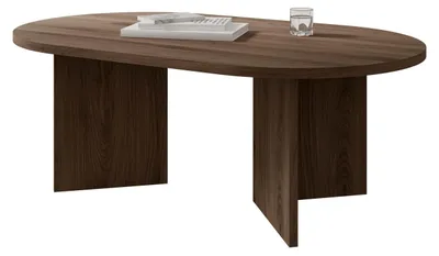 Produktbild von MIRJAN24 Couchtisch Gelizo 22 mm, Wohnzimmer Kaffeetisch (Farbe: Nuss Okapi)