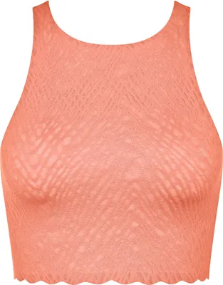 Produktbild von sloggi Damen Bustier ZERO Feel Bliss Crop Top - LOVELY APRICOT - Größe S