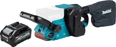 Produktbild von Makita BS 001 GM1 Akku Bandschleifer 40 V max. 76 x 533 mm Brushless + 1x Akku 4,0 Ah - ohne Ladegerät