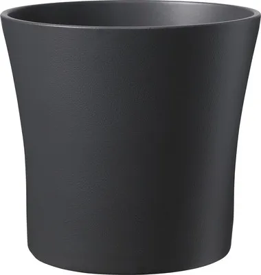 Produktbild von Blumentopf Soendgen Tahiti Keramik pulverbeschichtet Ø 28 cm H 27 cm anthrazit